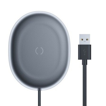 Incarcator wireless Baseus, Jelly, WXGD-01, Negru, 15W, PC si TPU Incarcator wireless Baseus, Jelly, WXGD-01, Negru, 15W, PC si TPU
