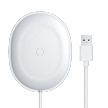 Incarcator wireless Baseus, Jelly, WXGD-02, Alb, 15W, PC si TPU Incarcator wireless Baseus, Jelly, WXGD-02, Alb, 15W, PC si TPU