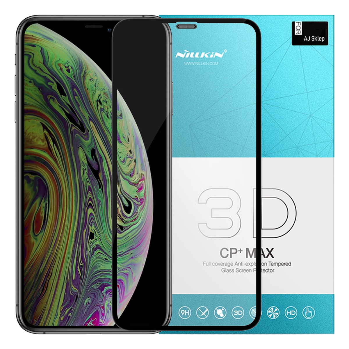 Folie de protectie, Nillkin, Compatibil cu IPHONE 11 PRO, Sticla, Transparent