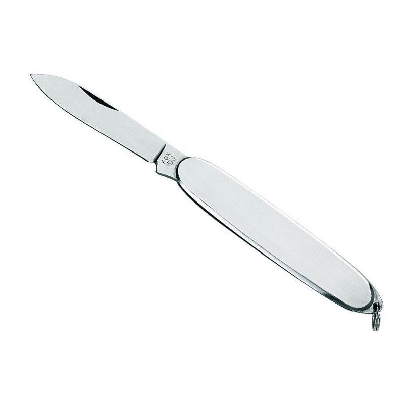 Briceag de buzunar Gentleman 221, FOX, Otel/Inox, 8 cm, Argintiu