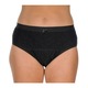 Chilot dama incontinenta/menstruali nivel 2/5, Bumbac, Negru, S