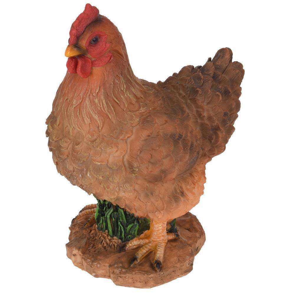 Ornament gradina gaina, Progarden, Piatra, 21x14x27 cm, Multicolor