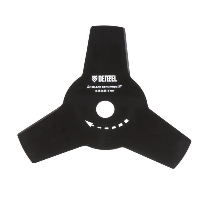 Disc pentru trimmer, 255 x 25,4 mm, grosime1,6 mm, 3 lame Denzel