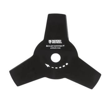Disc pentru trimmer, 255 x 25,4 mm, grosime1,6 mm, 3 lame Denzel Disc pentru trimmer, 255 x 25,4 mm, grosime1,6 mm, 3 lame Denzel