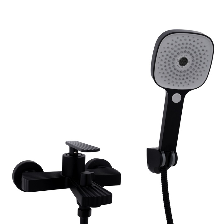 Trendy's Kádcsaptelep, Falra Szerelhető, Matt Fekete