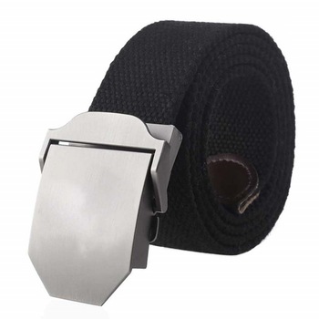 Curea casual Pufo Elite pentru barbati 3.8 x 120 cm, rezistent, negru Curea casual Pufo Elite pentru barbati 3.8 x 120 cm, rezistent, negru