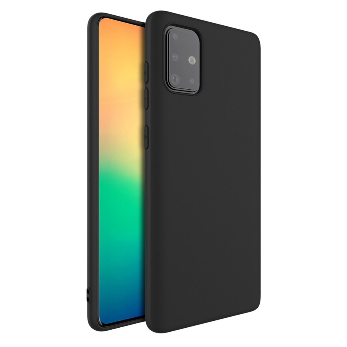 Husa de protectie, IMAK, Compatibil cu GALAXY A71, Cauciuc, Negru