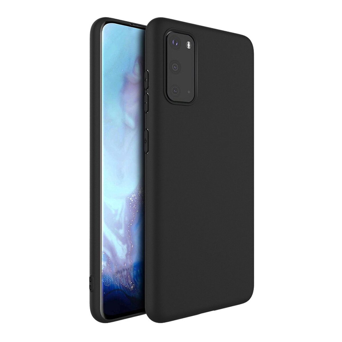 Husa de protectie, IMAK, Compatibil cu GALAXY S20 Plus, Cauciuc, Negru