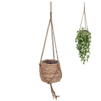 Ghiveci flori suspendat, Home Styling Collection, 21 cm, Maro Ghiveci flori suspendat, Home Styling Collection, 21 cm, Maro