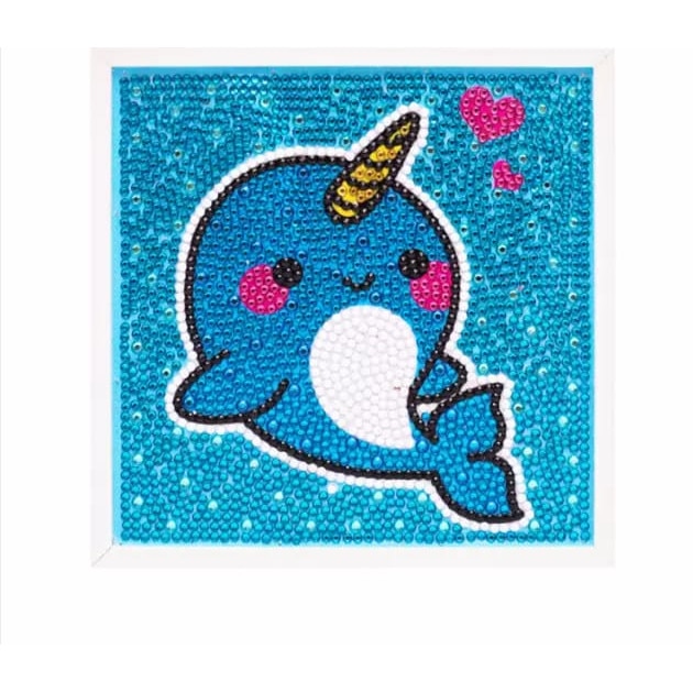 Tablou Delfin decorare cu bilute diamante pentru copii