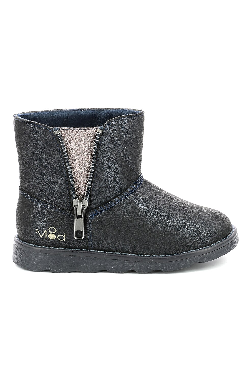 Mod8 kids, Ghete fara inchidere cu fermoar decorativ, Negru/Bleumarin