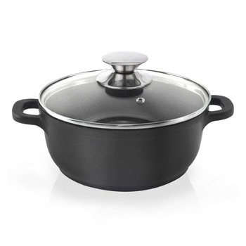 Oala de granit cu capac,16 cm, 1.4 l Oala de granit cu capac,16 cm, 1.4 l