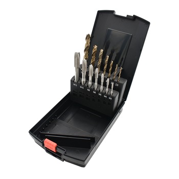 Set Burghie DIN 338, HSS Co5, Tarozi de Masina DIN 371/376, HSS-E, 14 piese Set Burghie DIN 338, HSS Co5, Tarozi de Masina DIN 371/376, HSS-E, 14 piese