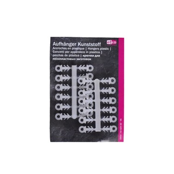 Set agatatoare plastic pentru polistiren, 24 bucati/set Set agatatoare plastic pentru polistiren, 24 bucati/set