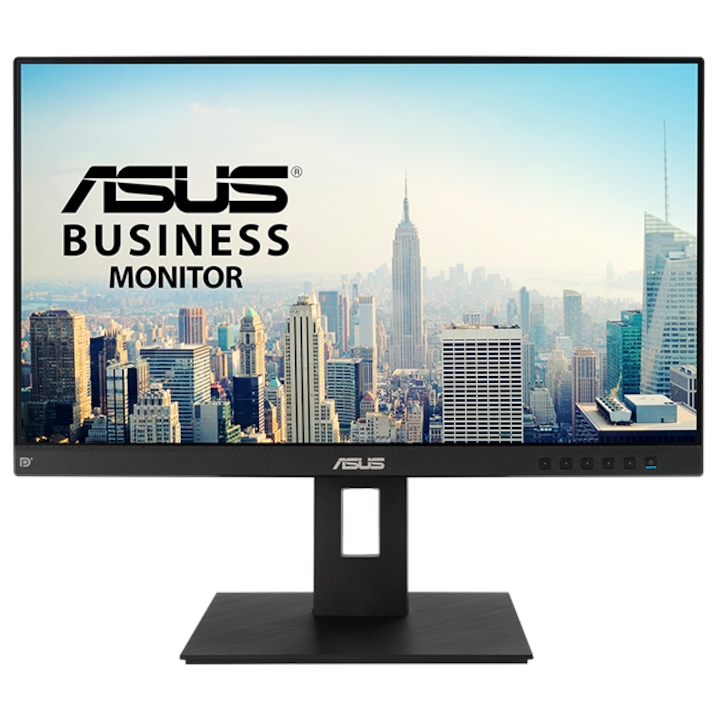 ASUS BE24EQSB professzionális monitor, 24", IPS, Full HD, 5 ms, 60 Hz, HDMI, DVI, DP, fekete