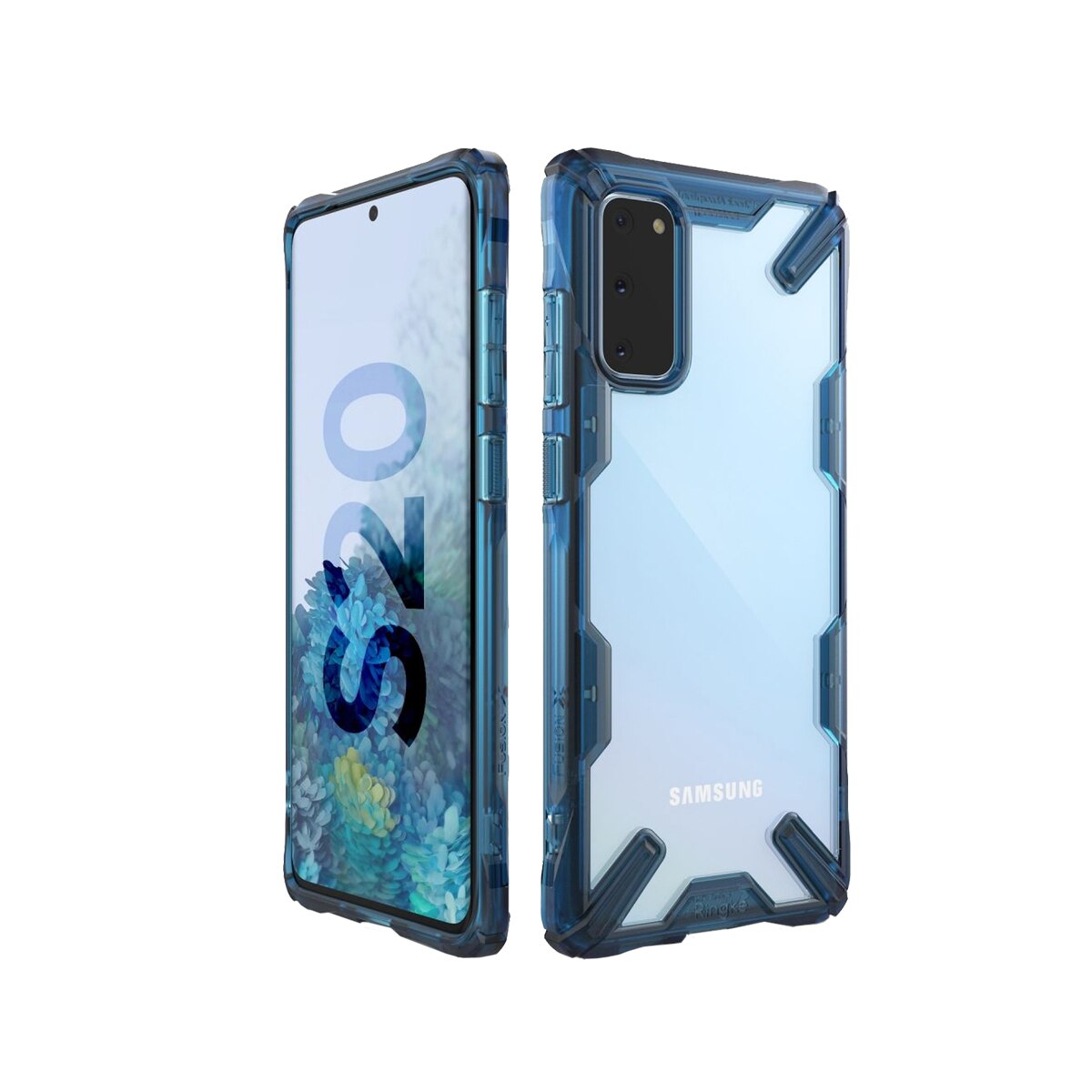 Husa de protectie, RINGKE, Compatibil cu GALAXY S20, Policarbonat, Albastru