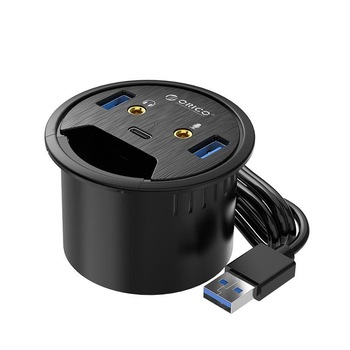 HUB USB multifunctional Orico DESK-2U1C negru HUB USB multifunctional Orico DESK-2U1C negru