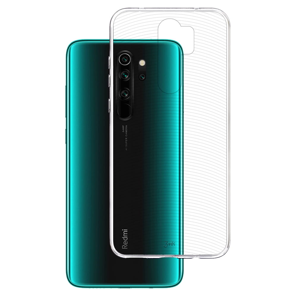 Carcasa 3MK Armor Case Xiaomi Redmi Note 8 Pro, transparent