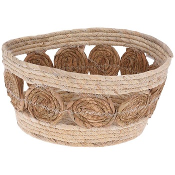 Cos decorativ flori, Home Styling Collection, 28x15 cm, Bej Cos decorativ flori, Home Styling Collection, 28x15 cm, Bej