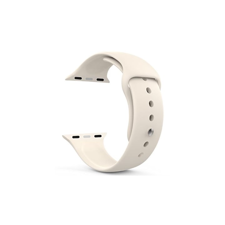 Каишка SOHO за Apple Watch, размер 42/44 мм, антично бяла