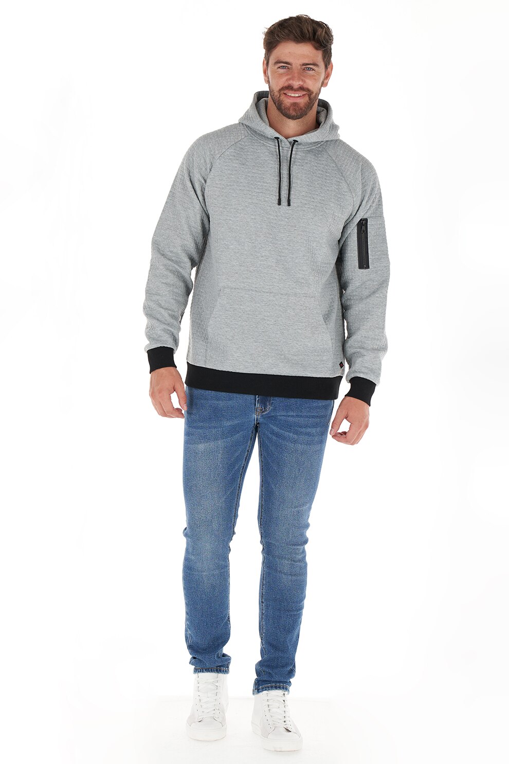 Lee Cooper, Hanorac cu maneci raglan, Gri deschis
