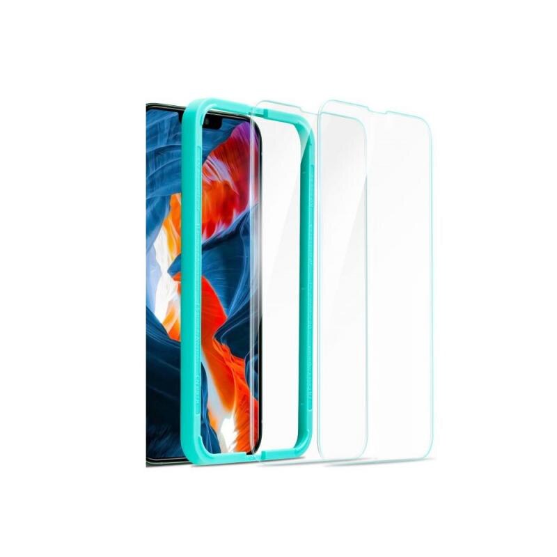 Folie protectie transparenta Case Friendly ESR Tempered Glass compatibila cu iPhone 13 Mini 2-Pack