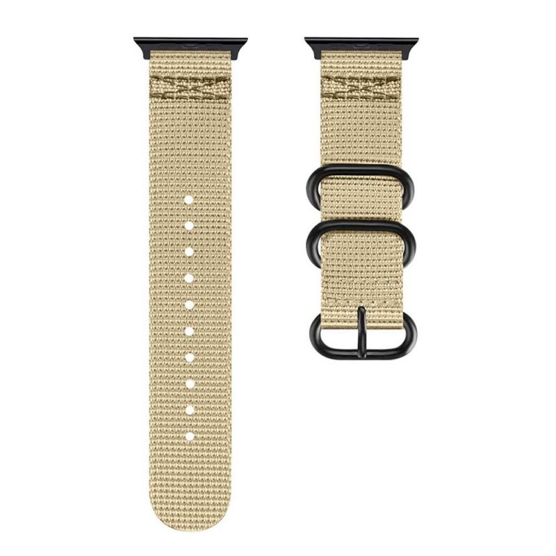 Curea material textil Tech-Protect Scout compatibila cu Apple Watch 1/2/3/4/5/6/7/SE 42/44/45mm Khaki
