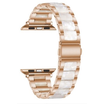 Curea otel inoxidabil Tech-Protect Modern compatibila cu Apple Watch 1/2/3/4/5/6/7/SE (38/40/41mm) Stone White Curea otel inoxidabil Tech-Protect Modern compatibila cu Apple Watch 1/2/3/4/5/6/7/SE (38/40/41mm) Stone White