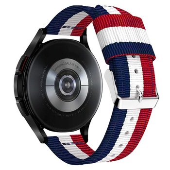 Curea material textil Tech-Protect Welling compatibila cu Samsung Galaxy Watch 4 / Galaxy Watch 4 Classic Navy/Red Curea material textil Tech-Protect Welling compatibila cu Samsung Galaxy Watch 4 / Galaxy Watch 4 Classic Navy/Red