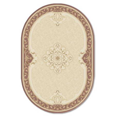 Covor lana 100% Premium 6767-2-51037, 200 x 300 cm, bej, clasic