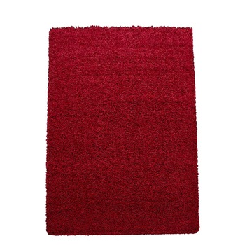 Covor modern cu fir lung Shaggy Dream 4000, 160x230 cm, 100% polipropilena,gramaj , 2600g/mp, inaltime fir 5 cm , model uni, culoare rosu Covor modern cu fir lung Shaggy Dream 4000, 160x230 cm, 100% polipropilena,gramaj , 2600g/mp, inaltime fir 5 cm , model uni, culoare rosu