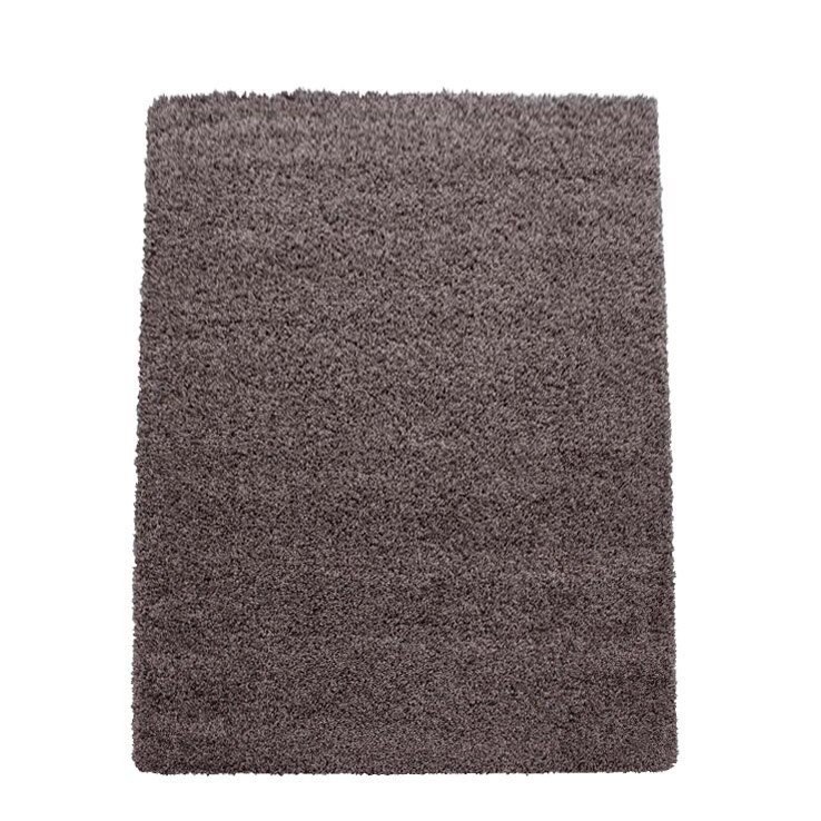 Covor modern cu fir lung Shaggy Dream 4000, 65x130cm, 100% polipropilena,gramaj , 2600g/mp, inaltime fir 5 cm , model uni, culoare Taupe