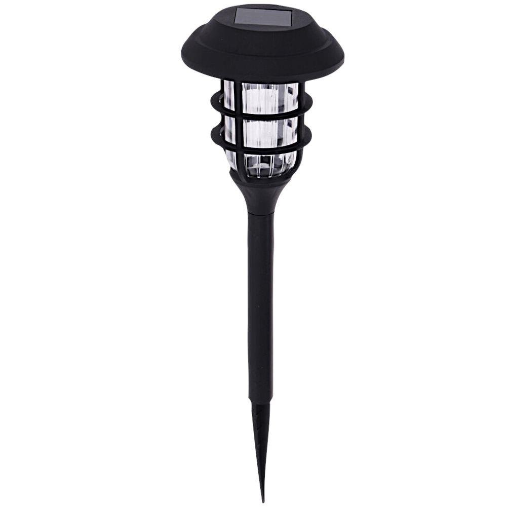 Lampa solara LED, Progarden, Plastic, Senzori amurg, Negru
