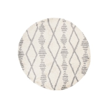 Covor Boho Circle Modern L225D Bej 160x160 Covor Boho Circle Modern L225D Bej 160x160