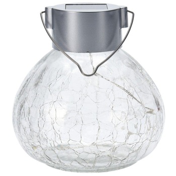 Lampa solara LED, Progarden, Tip bec, 5 LED-uri, Argintiu Lampa solara LED, Progarden, Tip bec, 5 LED-uri, Argintiu