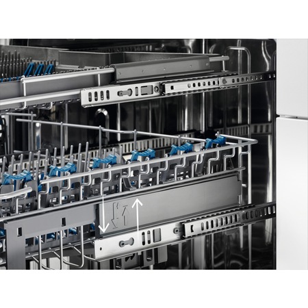 Masina de spalat vase semi-incorporabila Electrolux EEM48300IX, 14 seturi, 8 programe, Clasa D, AirDry, ExtraHygiene, SatelliteClean, 60 cm