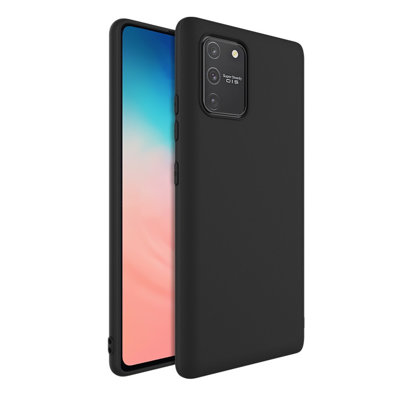 Husa de protectie, IMAK, Compatibil cu GALAXY S10 LITE, Cauciuc, Negru