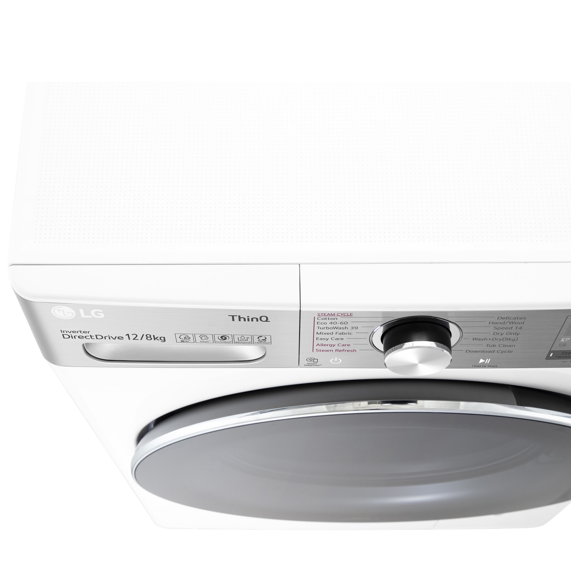 LG F4DV912H2EA Mosó- és szárítógép, 12 kg mosás, 8 kg szárítás, Smart ...