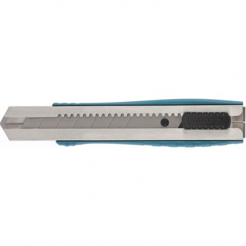 Cutit 195 mm, carcasa metalica, lama segmentata retractabila 25 mm (SK-5), ghidaj metalic, Gross