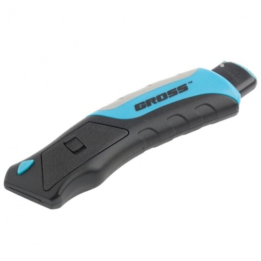 Cutit reparatie-instalare, maner insetie tripla, buton autoevacuare, revenire lame 175 mm, Gross