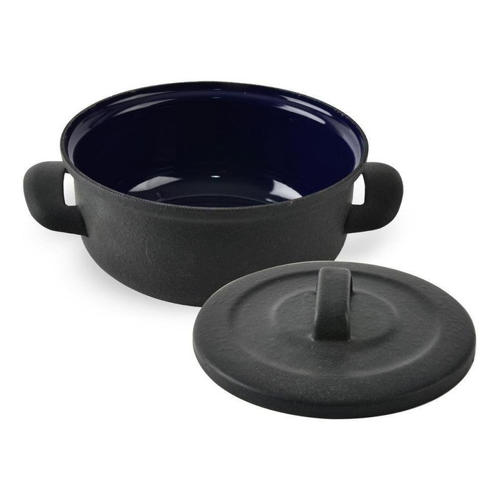 Тенджера с чугунен капак 20см 3л