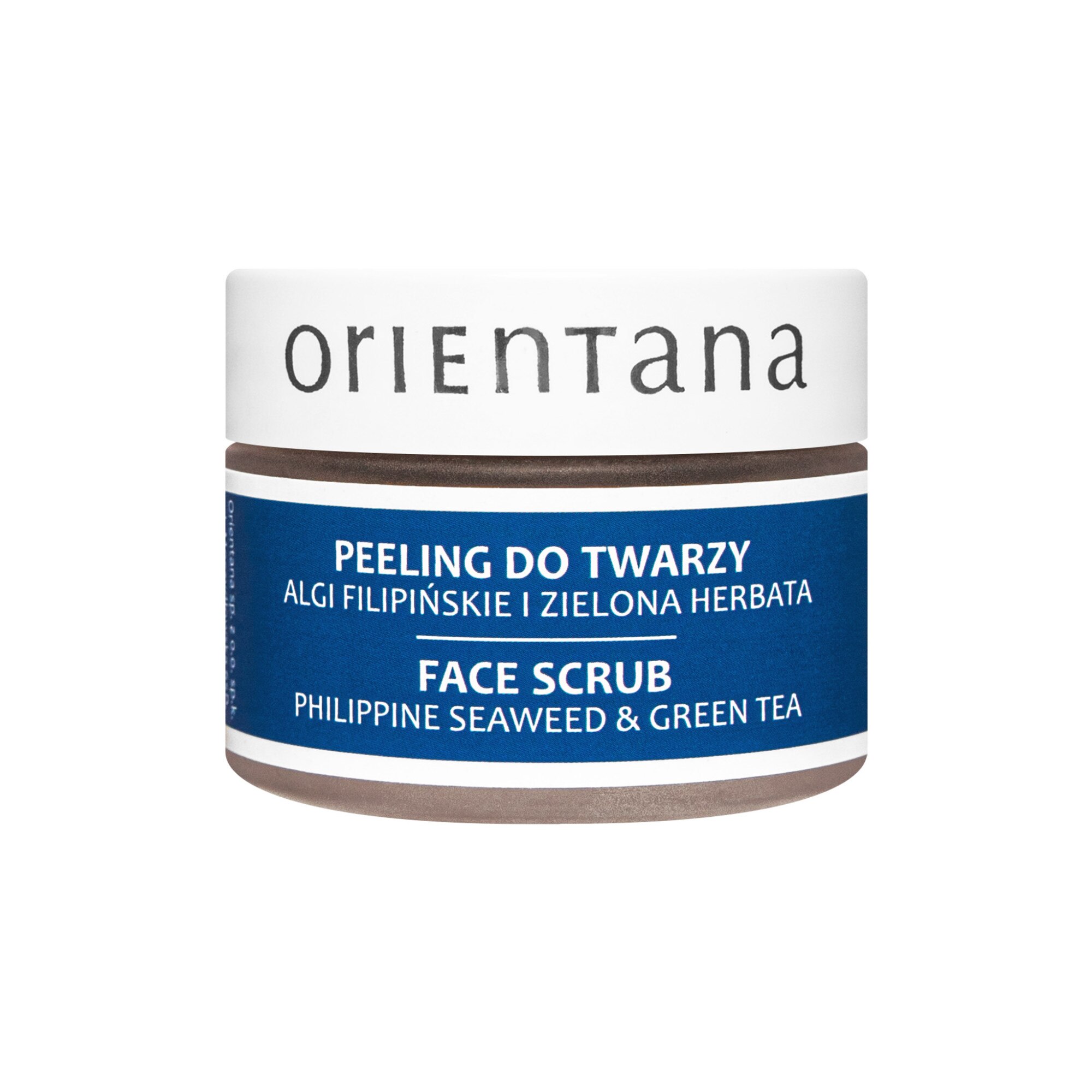Gel exfoliant cu philippine seaweed & green tea, Orientana, 50g
