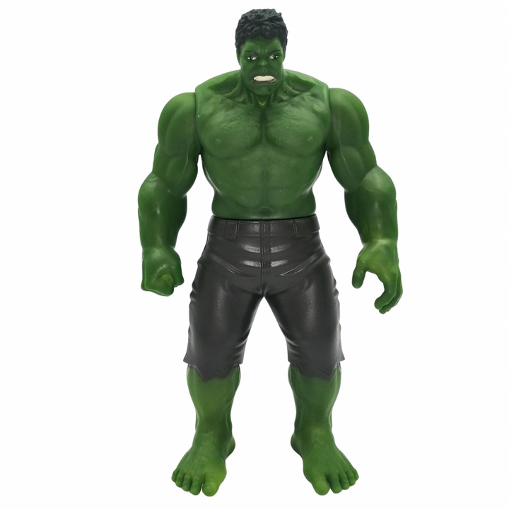 Figurina Hulk, verde, plastic, 22 cm