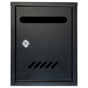 Cutie postala exterior otel galvanizat culoarea negru, CP 04, 180x60x260mm, Ferrobrand Cutie postala exterior otel galvanizat culoarea negru, CP 04, 180x60x260mm, Ferrobrand