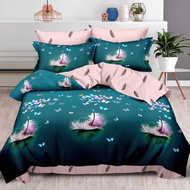 Lenjerie 6 piese din Bumbac Finet, model Pene t 235 x 240