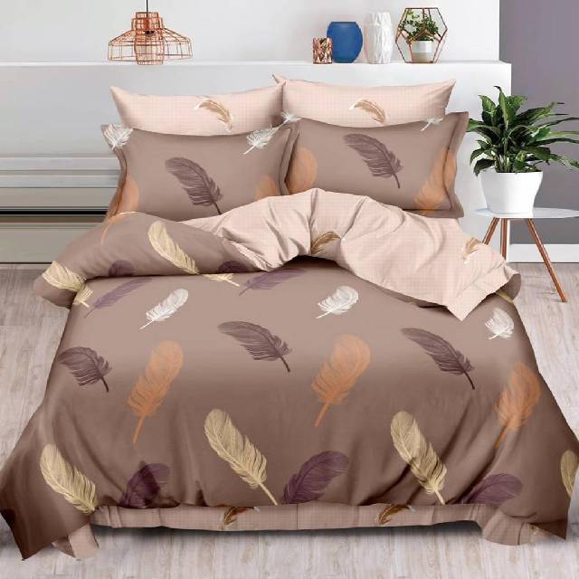 Lenjerie 6 piese din Bumbac Finet, model Pene m 235 x 240