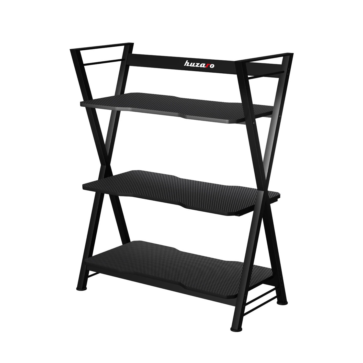 Raft Huzaro Iron 5.0, 40 x 84 x 108 cm, Metal, Negru