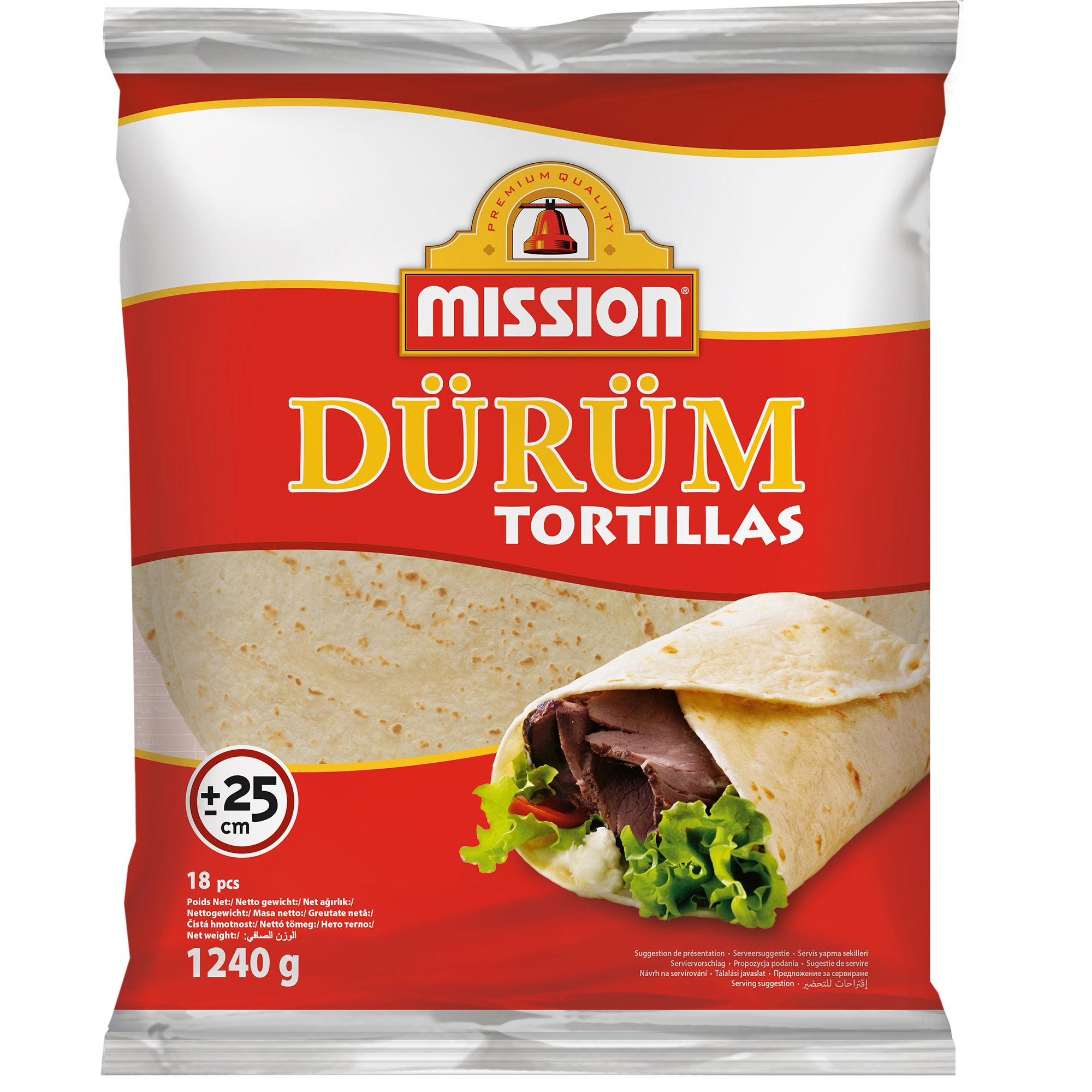 Tortilla Durum 1240 g