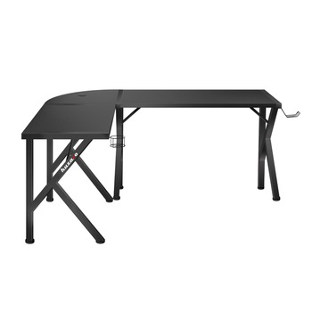 Birou gaming pentru colt Huzaro Hero 6.3, 154 x 117 cm, Metal/Carbon, Negru Birou gaming pentru colt Huzaro Hero 6.3, 154 x 117 cm, Metal/Carbon, Negru