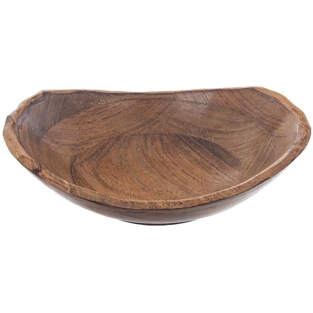 Bol Wooden, Orion, Lemn, 30x27.5 cm, 1.6 L, Maro